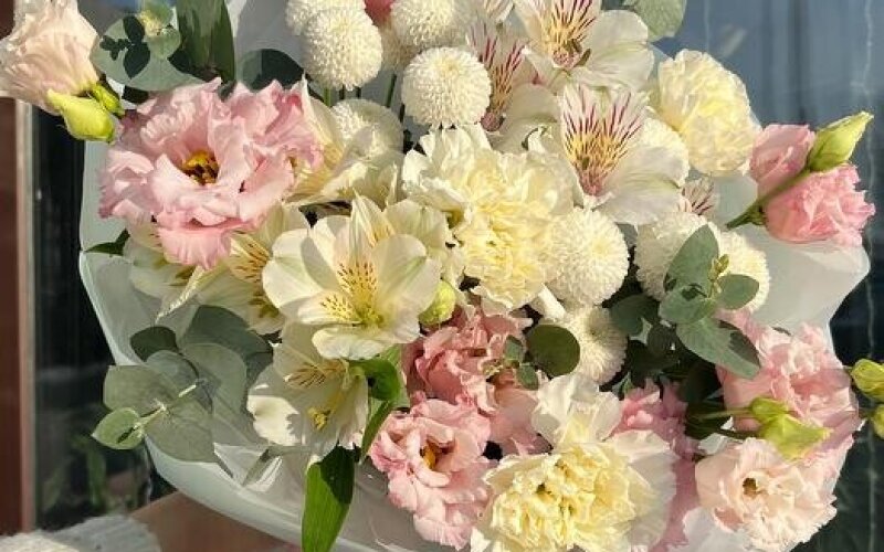 №21 Весенний букет в нежных оттенках