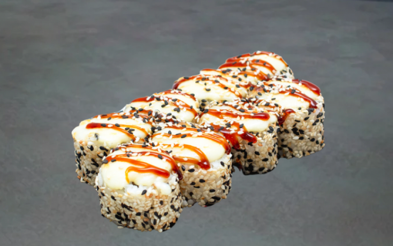 Запечённый ролл «Унаги вулкан»