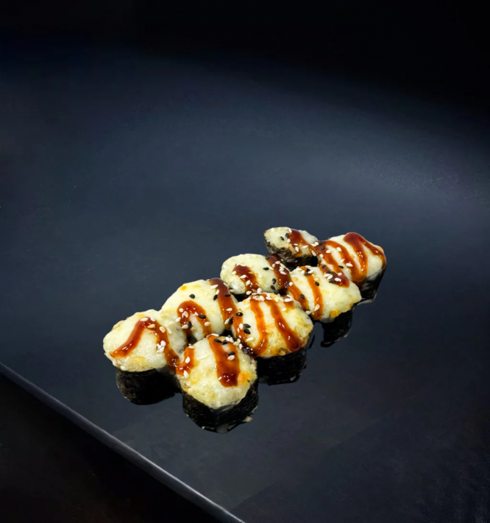 Запечённый ролл «Маки эби яки»