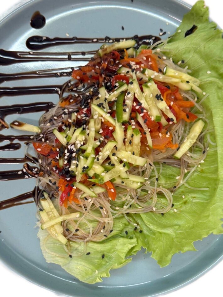 Фунчоза с овощами