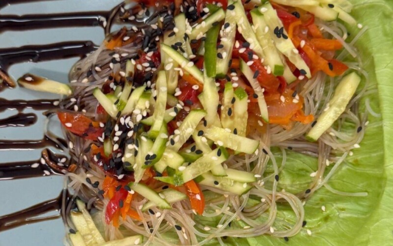 Фунчоза с овощами