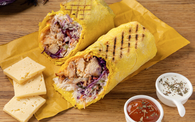 Шаурма «Ниндзя мини с сыром»