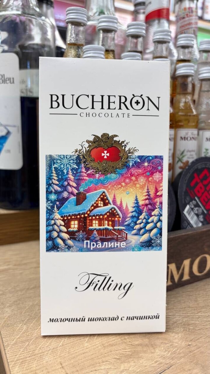 Шоколад «Bucheron молочный с начинкой Пралине»