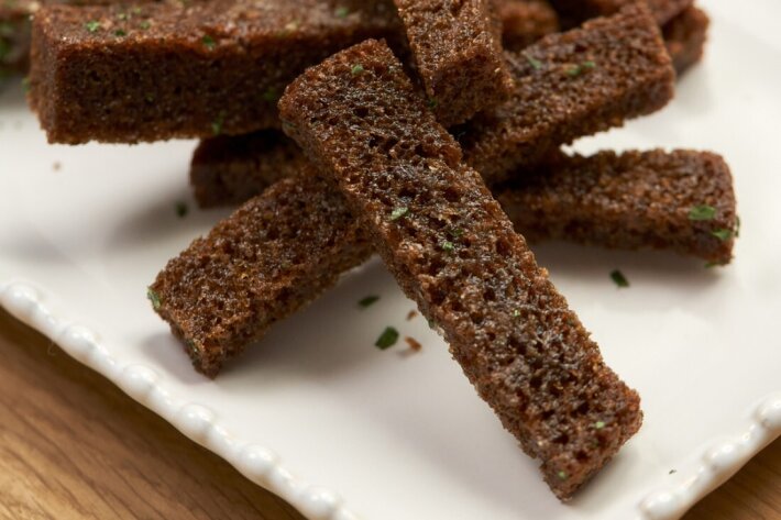 Гренки чесночные