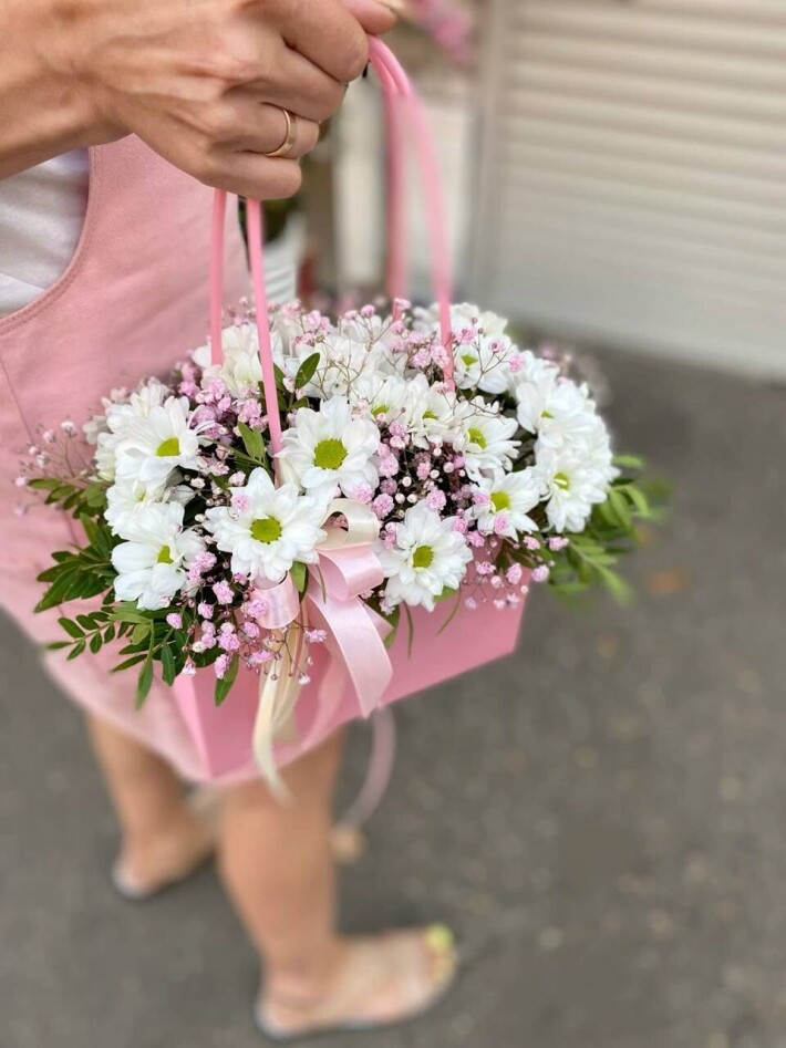 Сумка с ромашкой