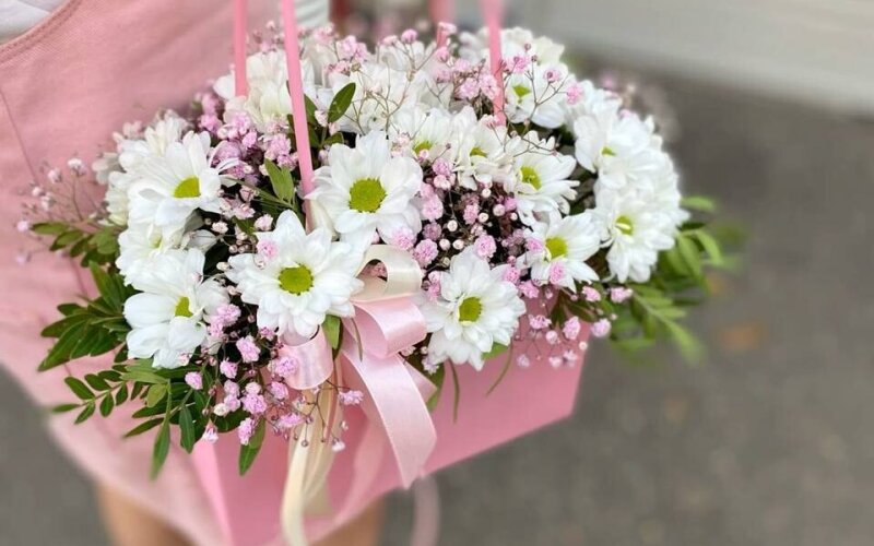 Сумка с ромашкой