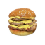Чизбургер со свининой тройной