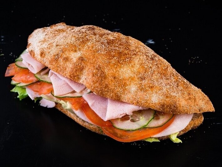 Сэндвич с ветчиной