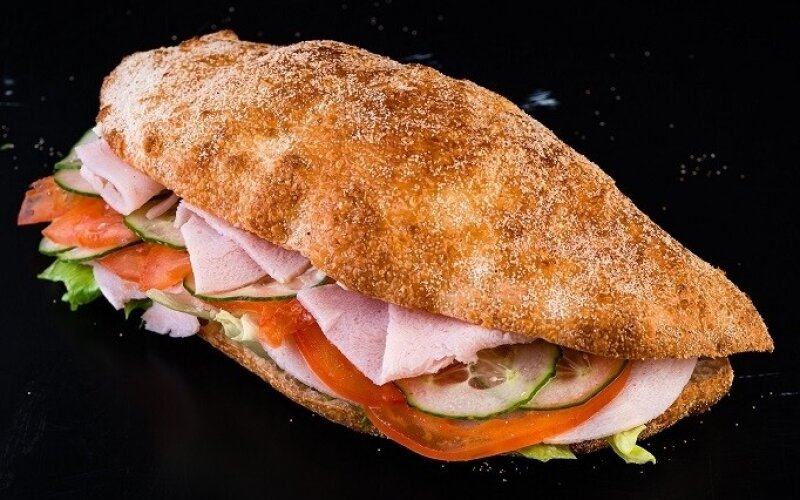 Сэндвич с ветчиной