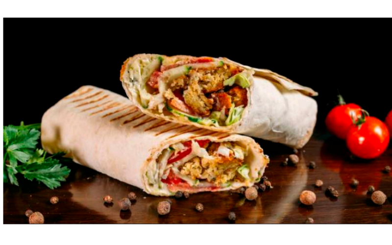 Шаурма с яичницей