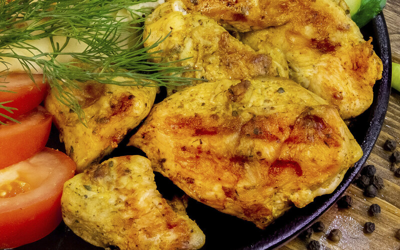 Куриное филе на гриле