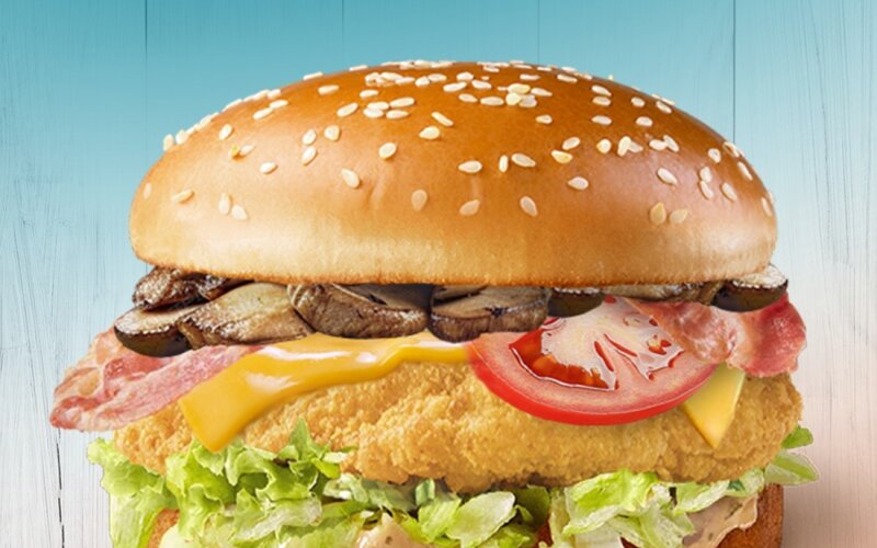 Чикенбекон бургер