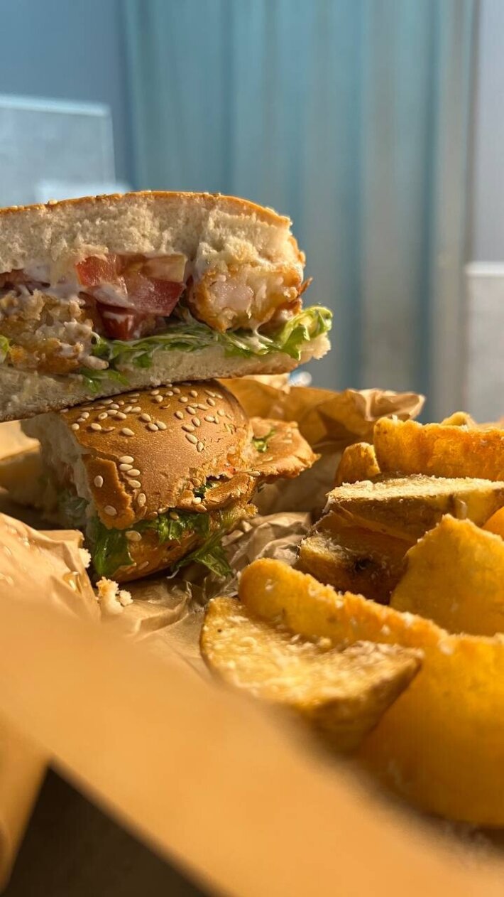 Бургер «Морской соблазн»