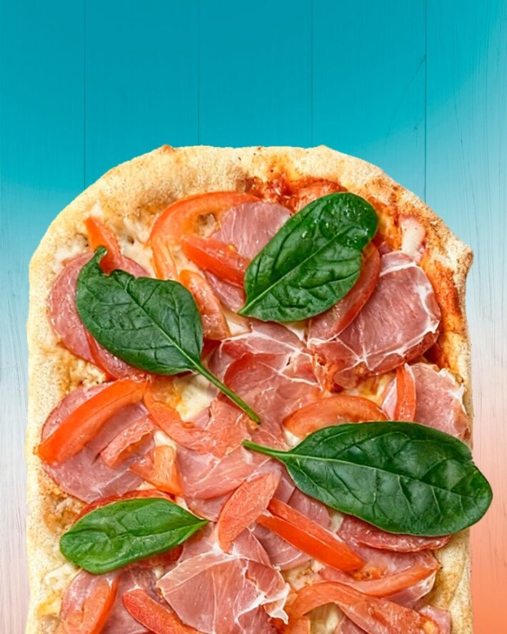 Римская пицца салями