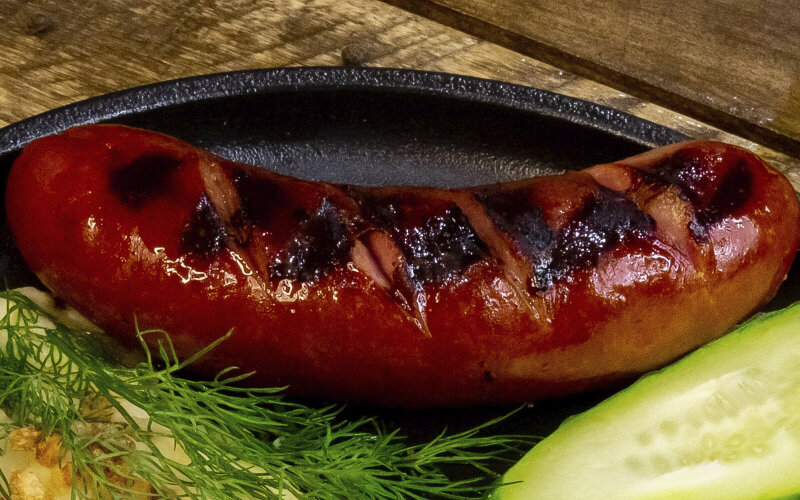 Запеченная колбаска