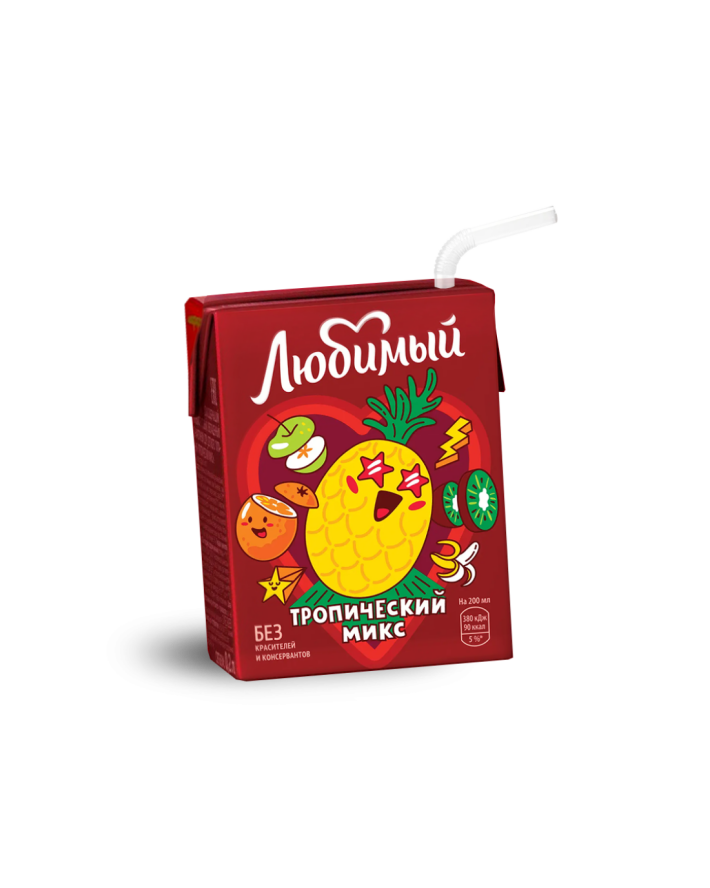 Сок любимый тропический микс 200 мл