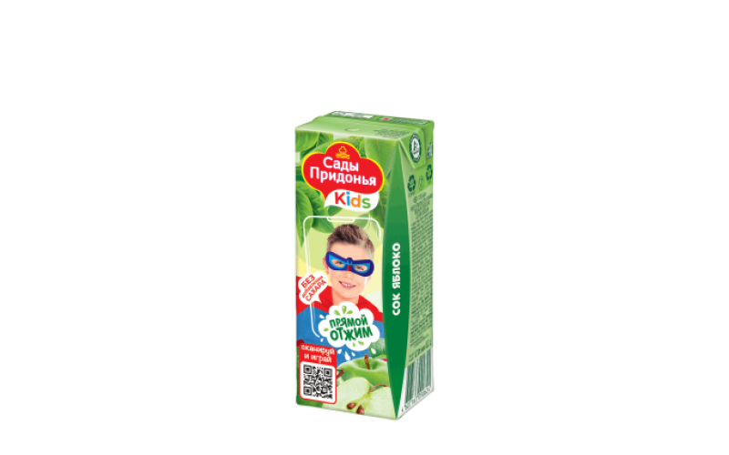 Сок яблочный 0,2 л