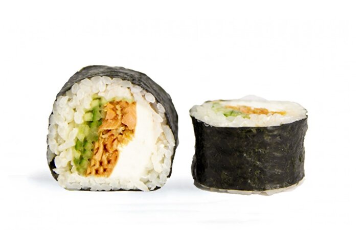 Горячий ролл «Хоккайдо с лососем терияки»