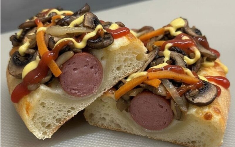 Wow-дог с грибочками