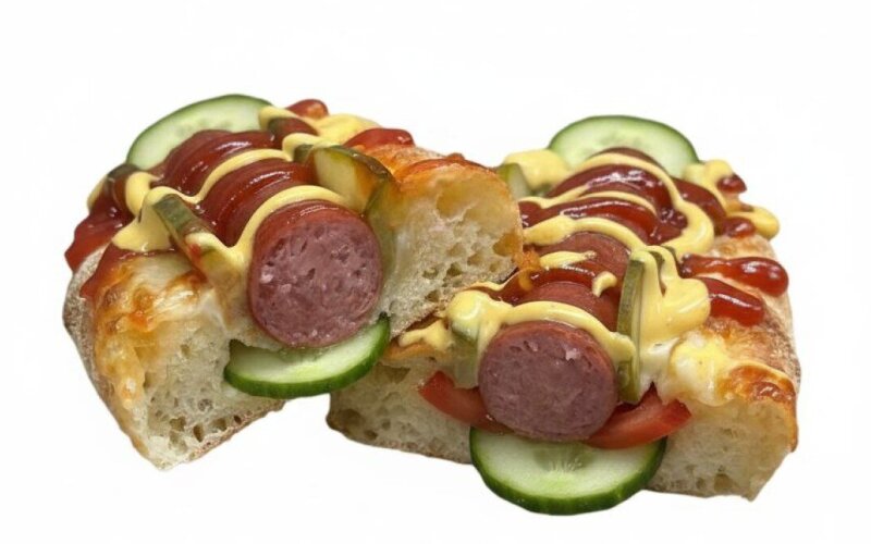 Wow-дог со свежими овощами