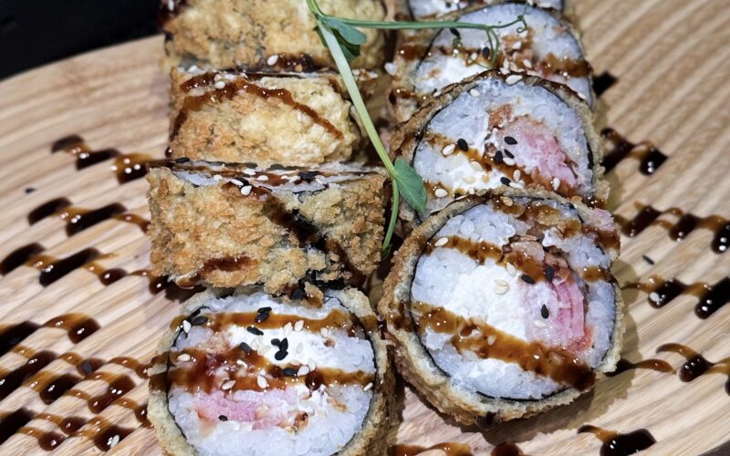 Ролл «Темпура с беконом»