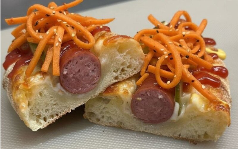 Wow-дог с морковь по-корейски