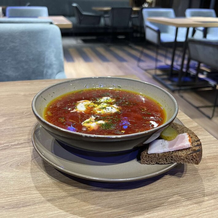 Кукурузная похлебка с шампиньонами