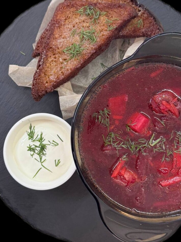 Борщ красный