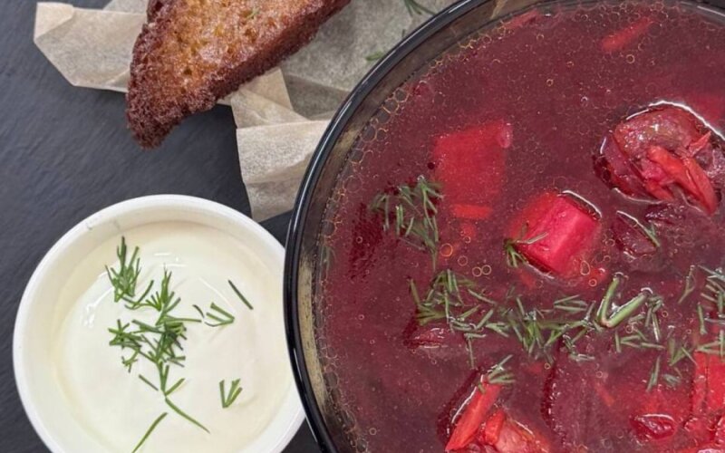 Борщ красный