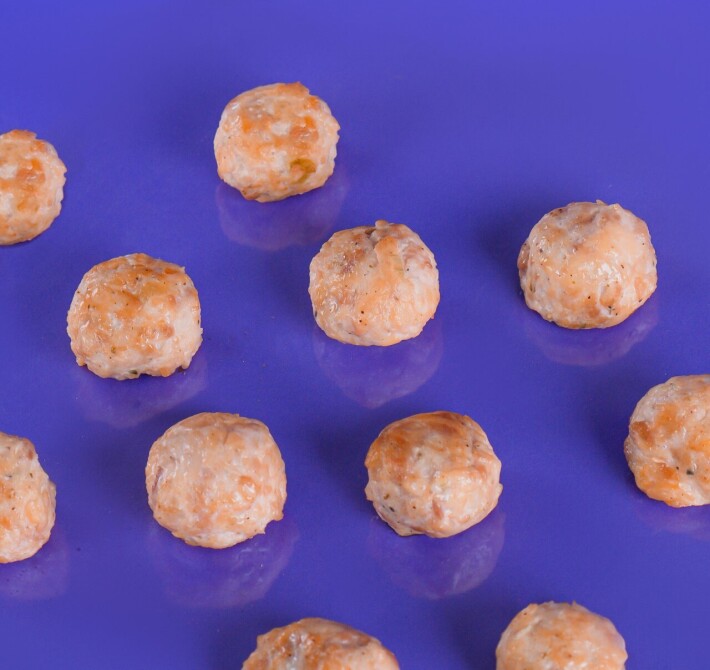 Митболы со свининой и курицей