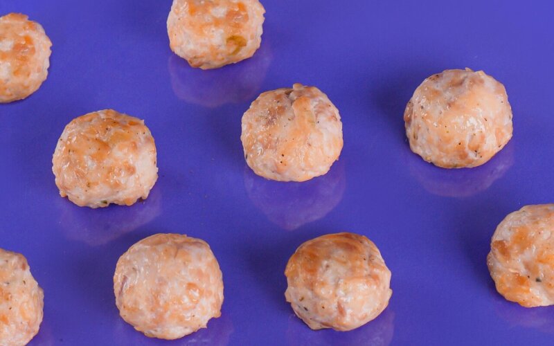 Митболы со свининой и курицей