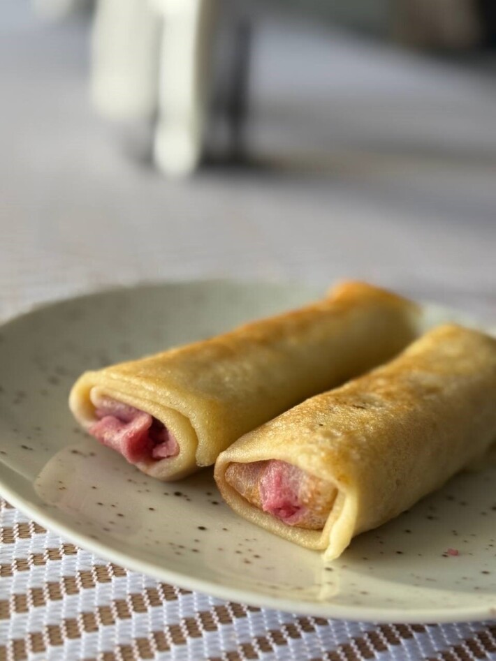 Блинчики с вишней