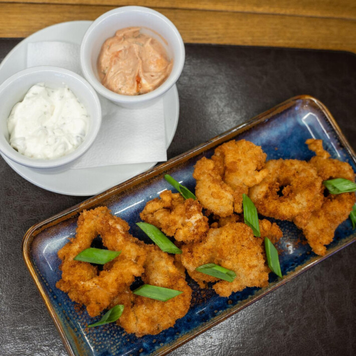 Кольца кальмара в хрустящей панировке