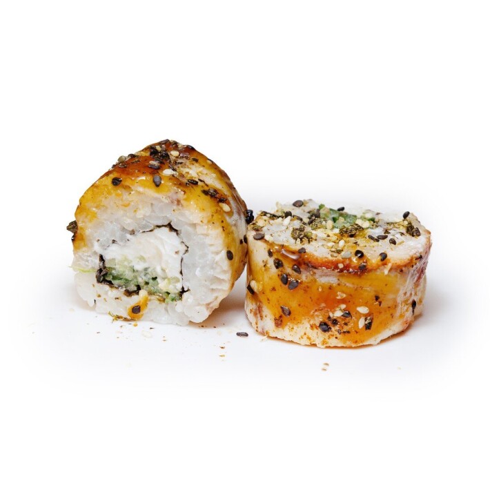 Ролл с угрем и огурцом