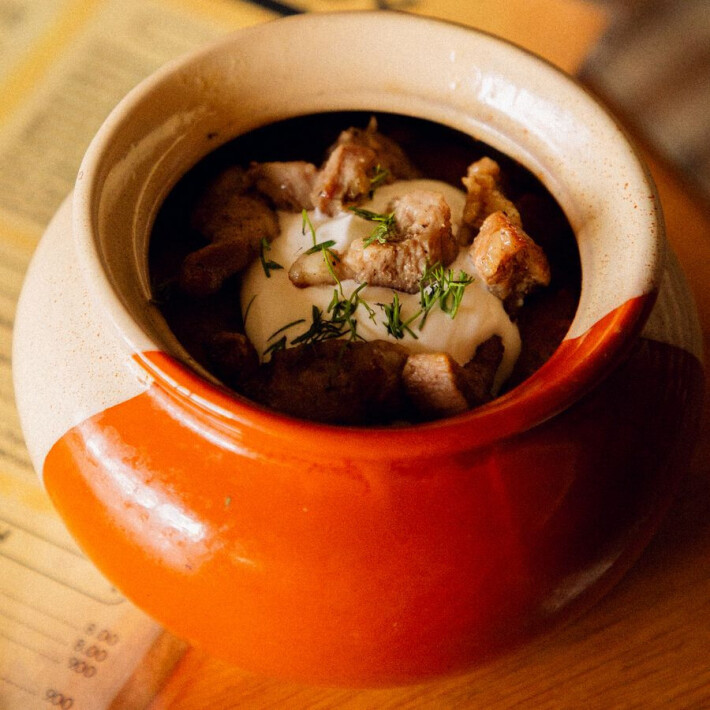 Драники с поджаркой