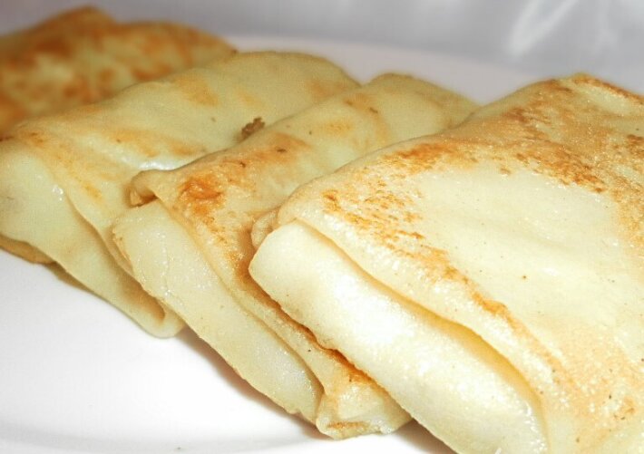 Блин с кокосовой крем-пастой