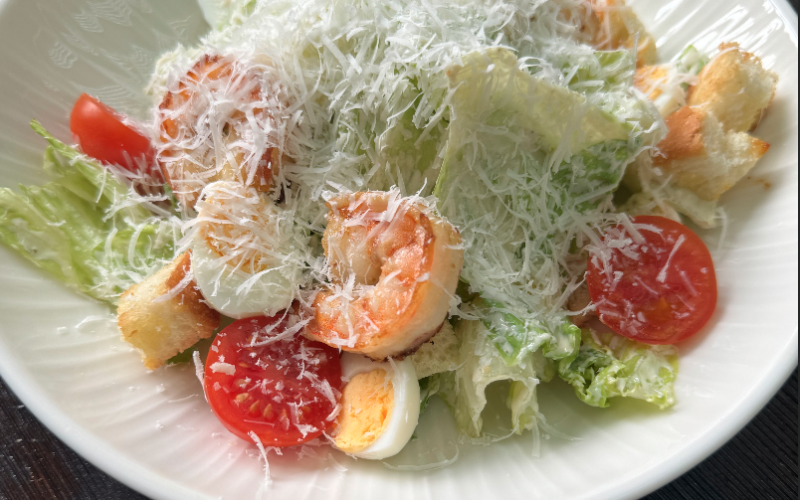 Салат «Цезарь» с креветкой
