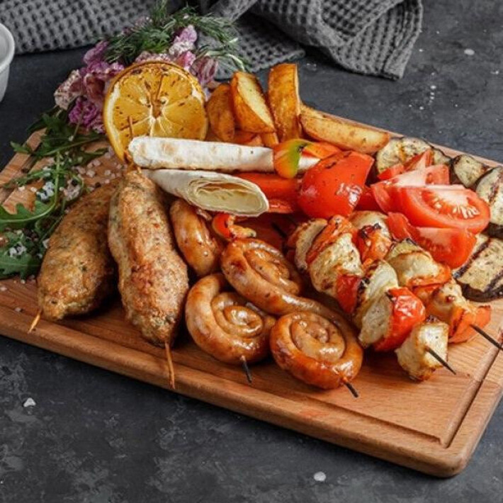 Макси гриль на большую компанию