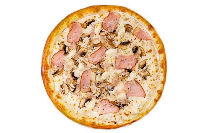 Пицца «Ветчина и грибы сливочная»