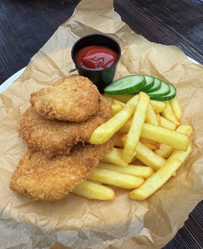 Наггетсы с картофелем фри