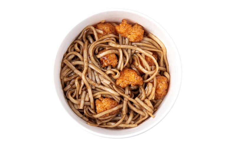 Детская лапша с чикен попкорном