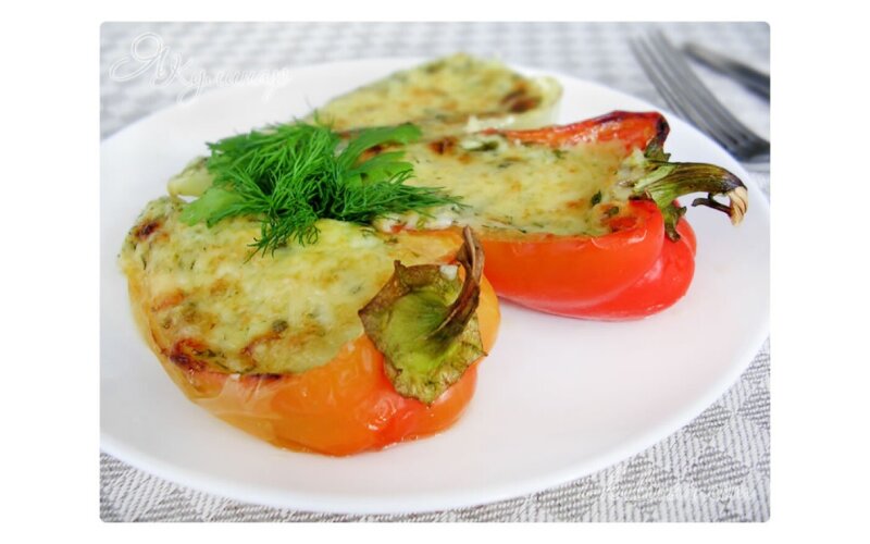 Перец фаршированный мясом