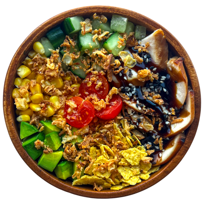 Поке с курицей