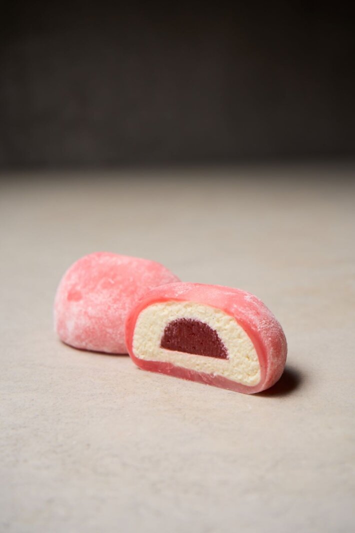 Моти «Ванильный пломбир и клубника»