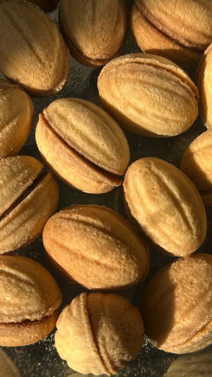 Печенье «Орешки» с начинкой из грецких орехов