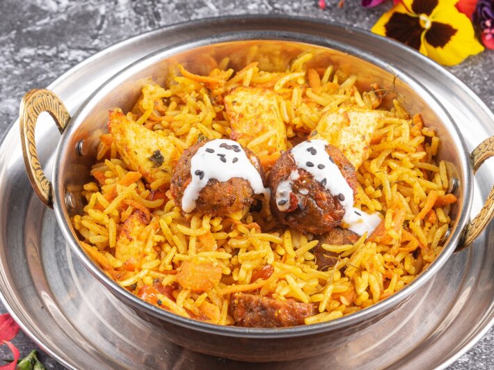 Плов «Манчуриан и панир»