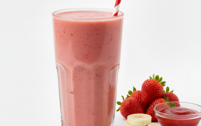 Смузи клубника-банан