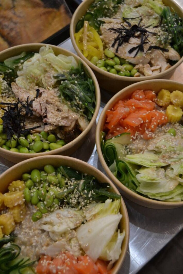 Поке с лососем