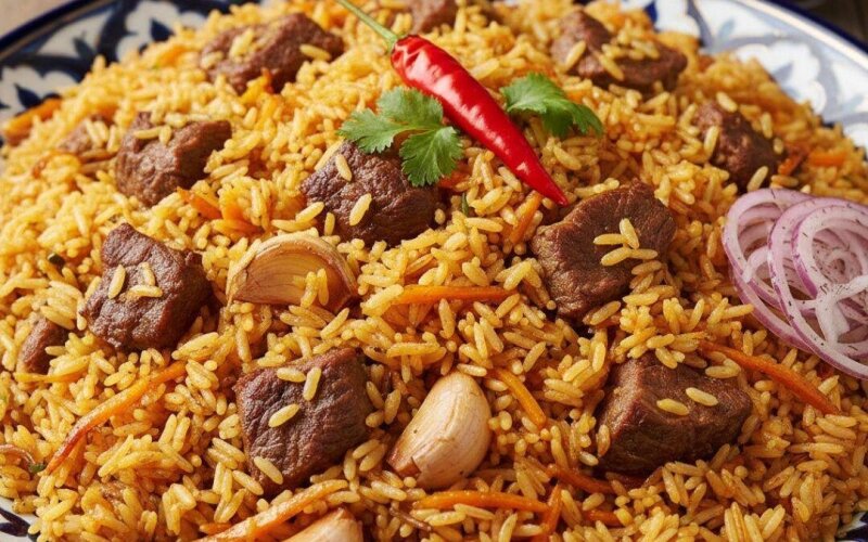 Восточный плов с говядиной