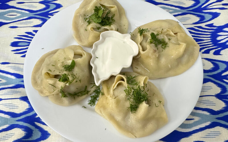 Манты с говядиной